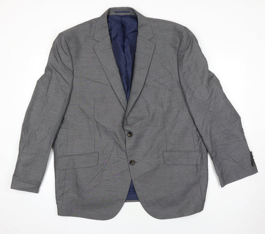Mens UK Size 48 M&S Regular Grey Suit Jacket