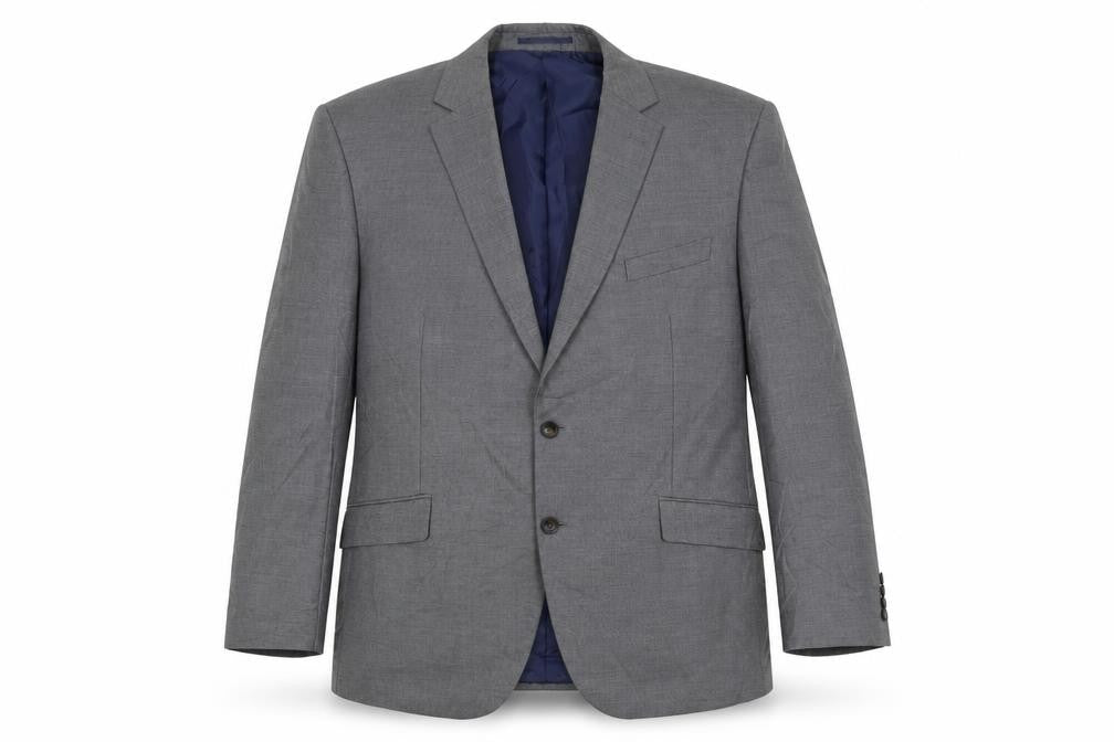 Marks & Spencer Mens Grey Polyester Jacket Suit Jacket Size 48 Regular