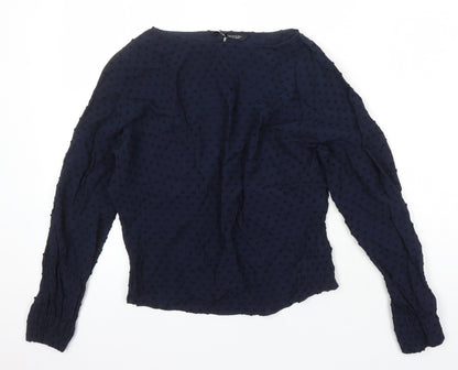 Womens UK Size XL Zara Blue Tunic Blouse