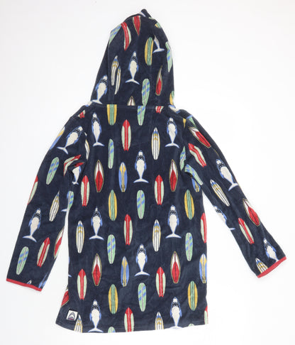 Fat Boys Multicoloured Geometric Cotton Gown Size 12-13 Years - Sharks