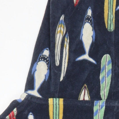 Fat Boys Multicoloured Geometric Cotton Gown Size 12-13 Years - Sharks