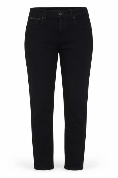 Polo Ralph Lauren Womens Black Cotton Skinny Jeans Size 27 in L26 in Regular Zip