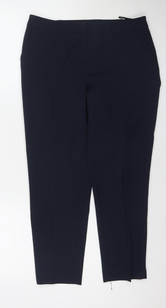 Womens UK Size 8 Dorothy Perkins Regular Fit  Blue Trousers