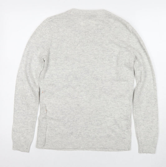 Womens UK Size M Oasis Grey Pullover Jumper