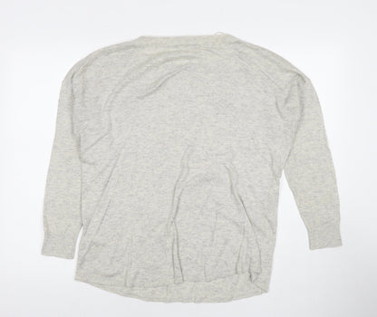 Womens UK Size M Oasis Grey Pullover Jumper