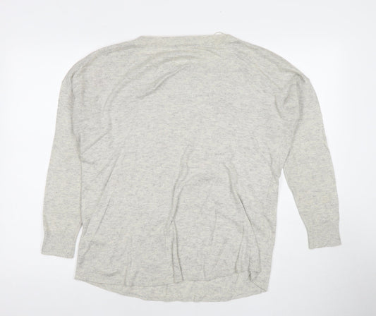 Womens UK Size M Oasis Grey Pullover Jumper