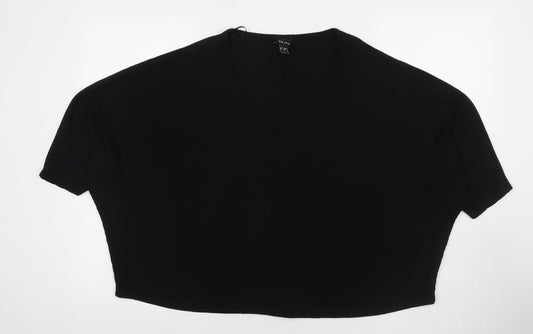 Womens UK Size M New Look Black Pullover Jumper
