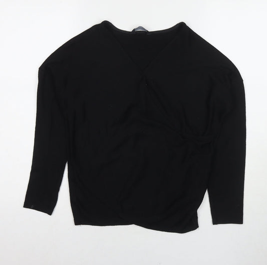 Womens UK Size 12 Dorothy Perkins Black Pullover Jumper