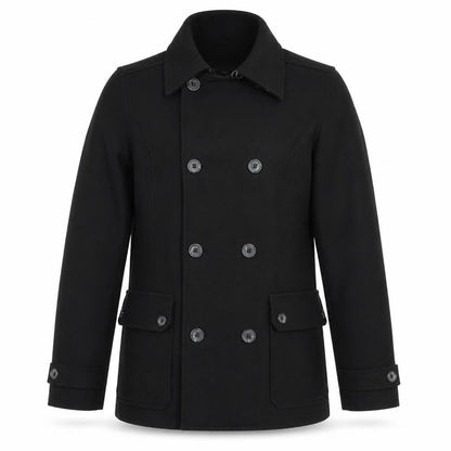 Mens UK Size S Twenty One Black Overcoat