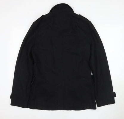 Mens UK Size S Twenty One Black Overcoat