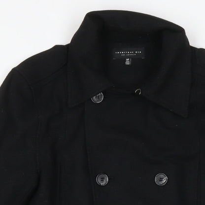 Mens UK Size S Twenty One Black Overcoat