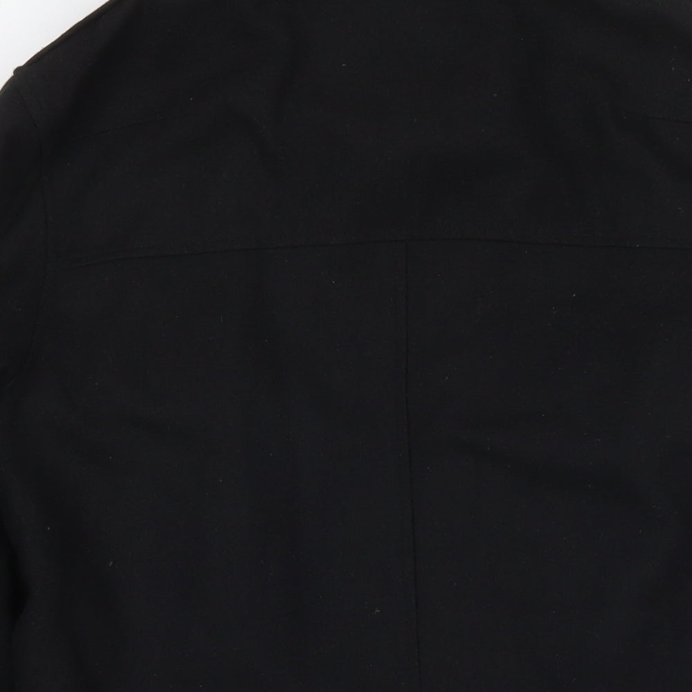 Mens UK Size S Twenty One Black Overcoat