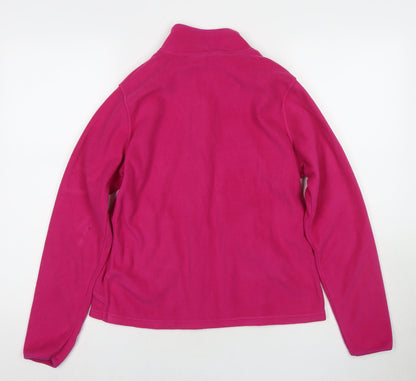 Marks and Spencer Womens Pink Jacket Size 12 Zip