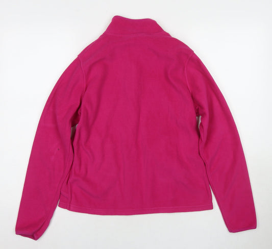 Marks and Spencer Womens Pink Jacket Size 12 Zip