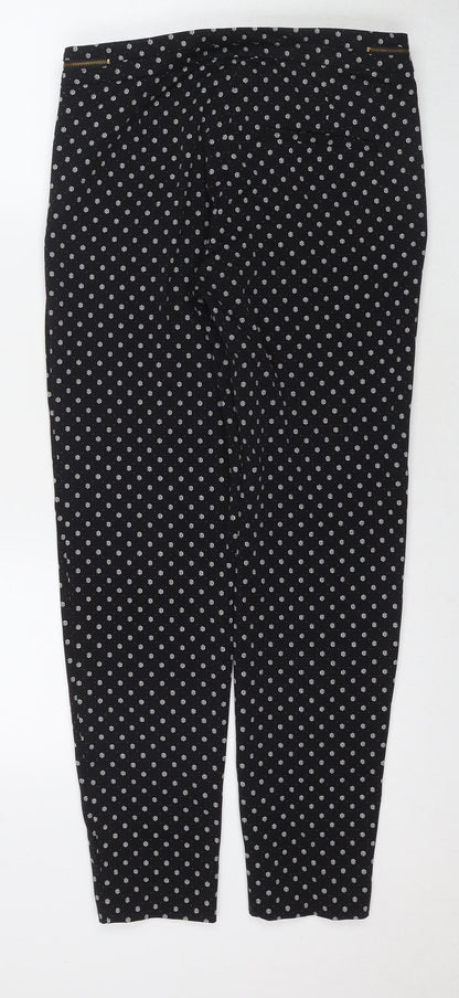 Womens UK Size 8 H&M Regular Fit  Black Trousers