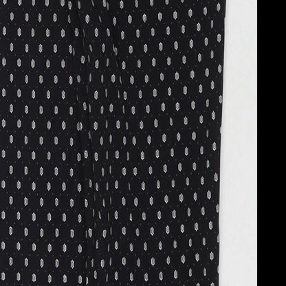 Womens UK Size 8 H&M Regular Fit  Black Trousers