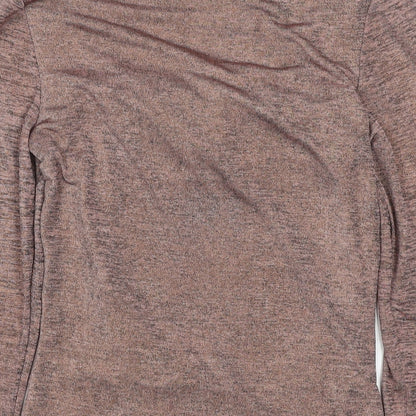 Womens UK Size 10 Roman Beige Basic Blouse