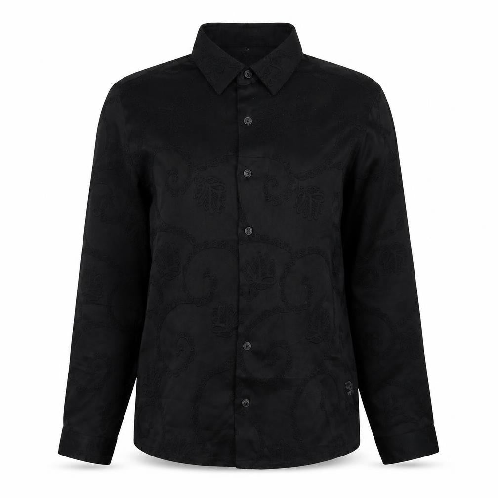 Womens UK Size S River Island Black Basic Button-Up
