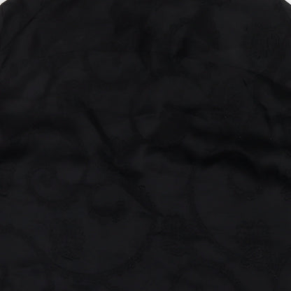 Womens UK Size S River Island Black Basic Button-Up