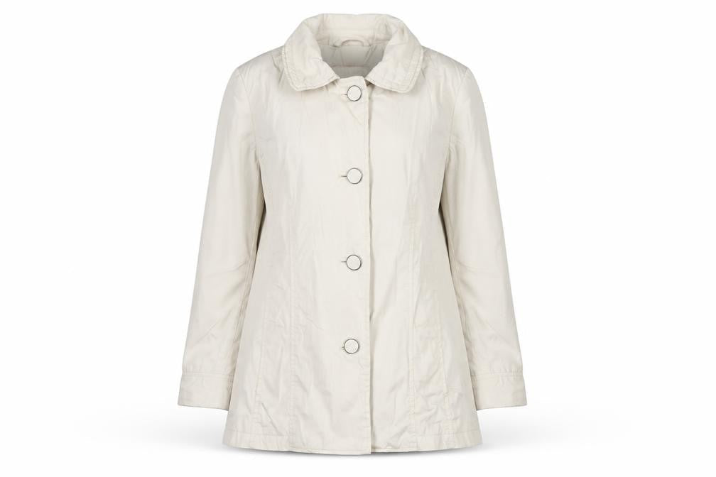 Womens UK Size 10 Per Una Beige Pea Coat