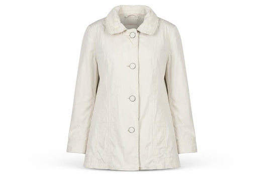 Womens UK Size 10 Per Una Beige Pea Coat