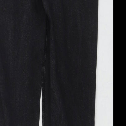 365 Denim Womens Black Cotton Skinny Jeans Size 16 L27 in Regular Zip