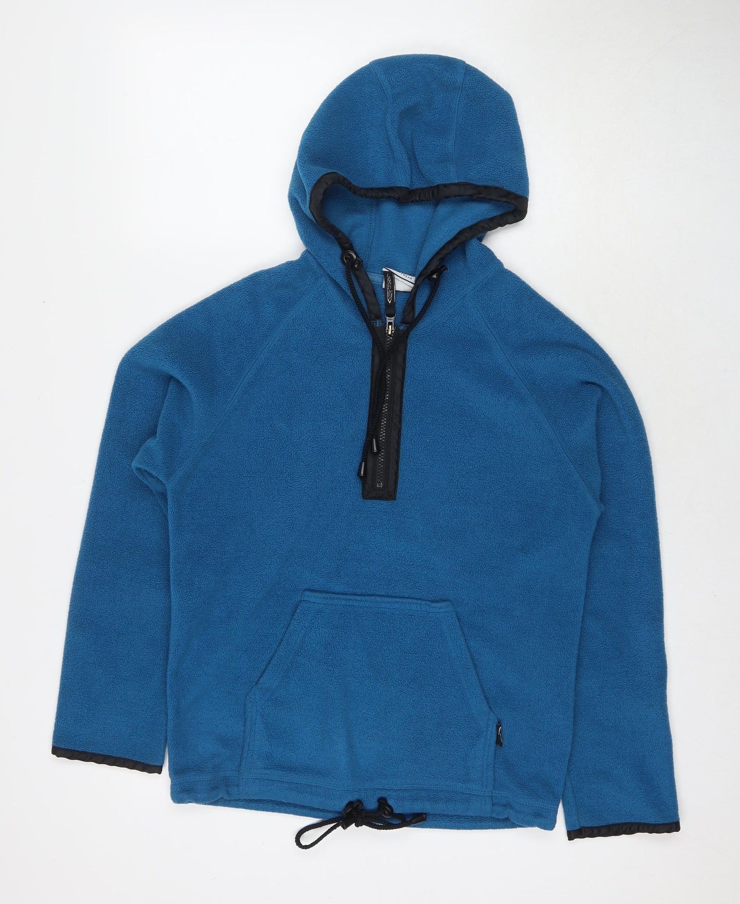 ILA Womens Blue Polyester Pullover Hoodie Size 12 Pullover