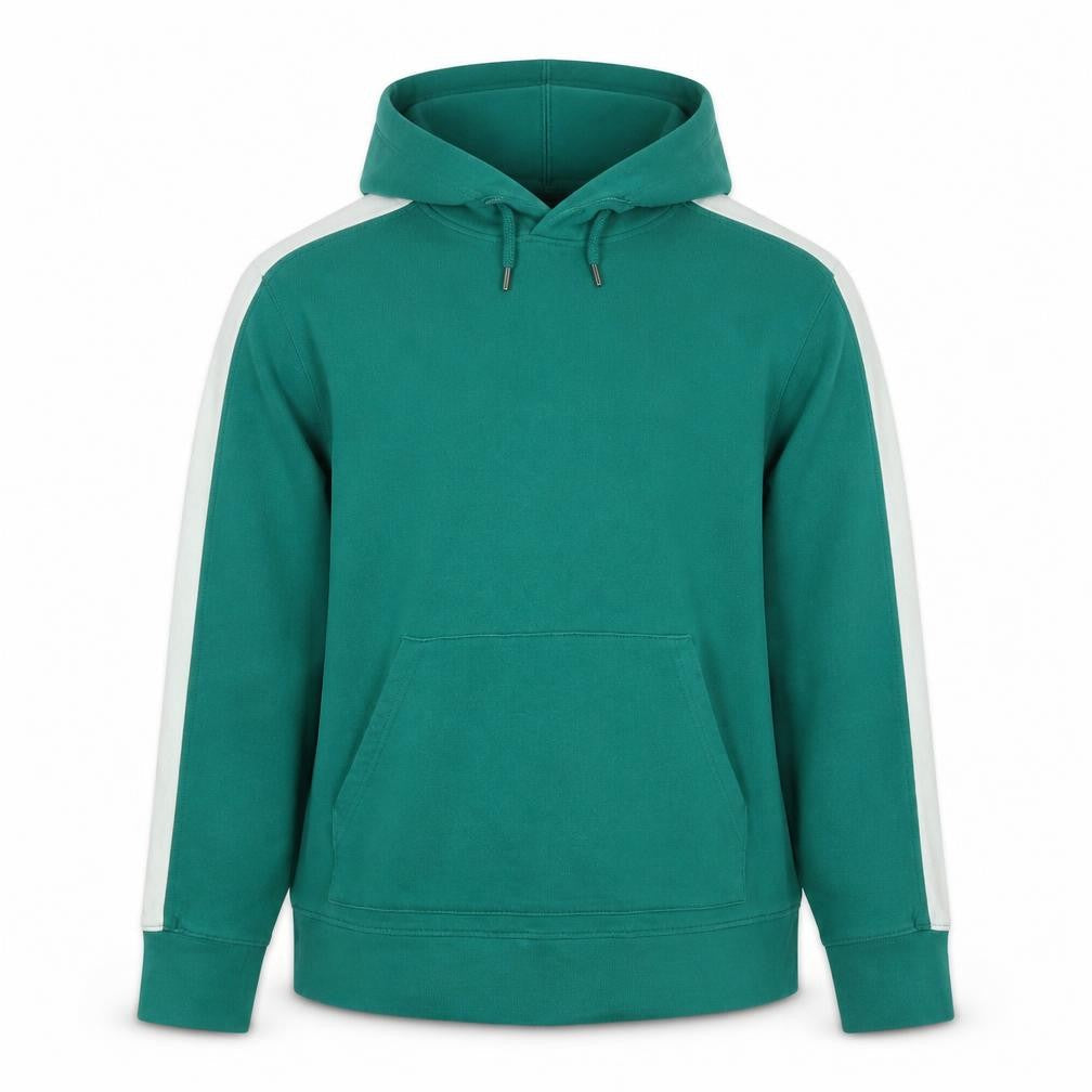 Mens UK Size XS Topman Green Pullover Hoodie
