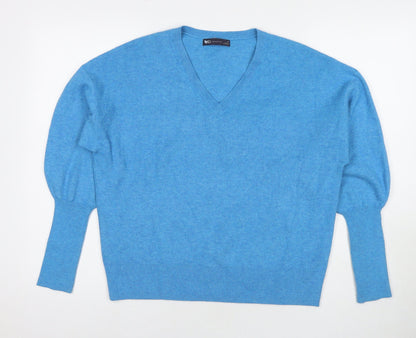 Womens UK Size M Marks and Spencer Blue Pullover Jumper
