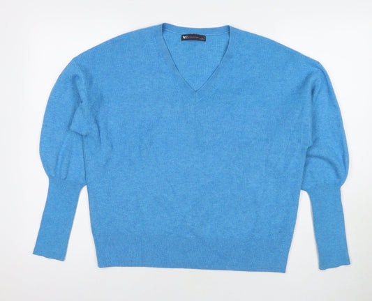 Womens UK Size M Marks and Spencer Blue Pullover Jumper