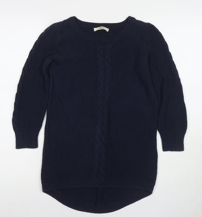 Womens UK Size S Oasis Blue Pullover Jumper