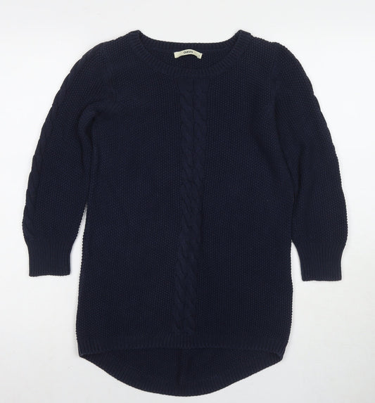 Womens UK Size S Oasis Blue Pullover Jumper