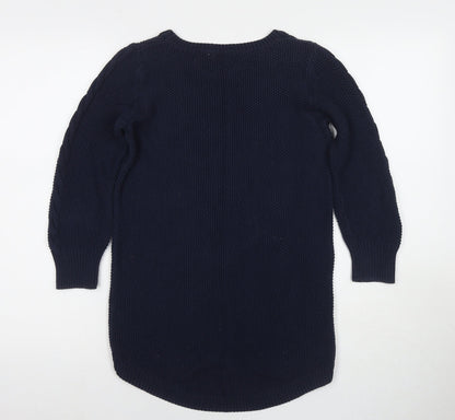 Womens UK Size S Oasis Blue Pullover Jumper