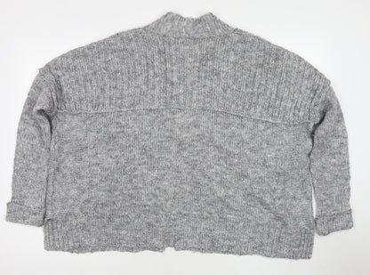 Womens UK Size 14 Marks and Spencer Grey Cardigan Jumper