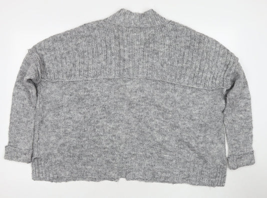 Womens UK Size 14 Marks and Spencer Grey Cardigan Jumper