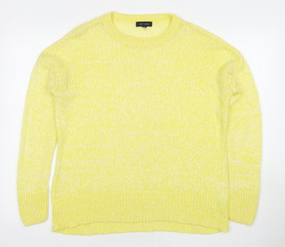 Womens UK Size M New Look Yellow Pullover Jumper