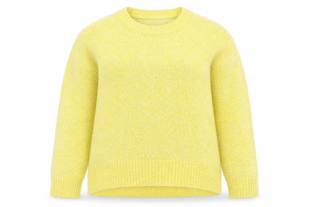 Womens UK Size M New Look Yellow Pullover Jumper