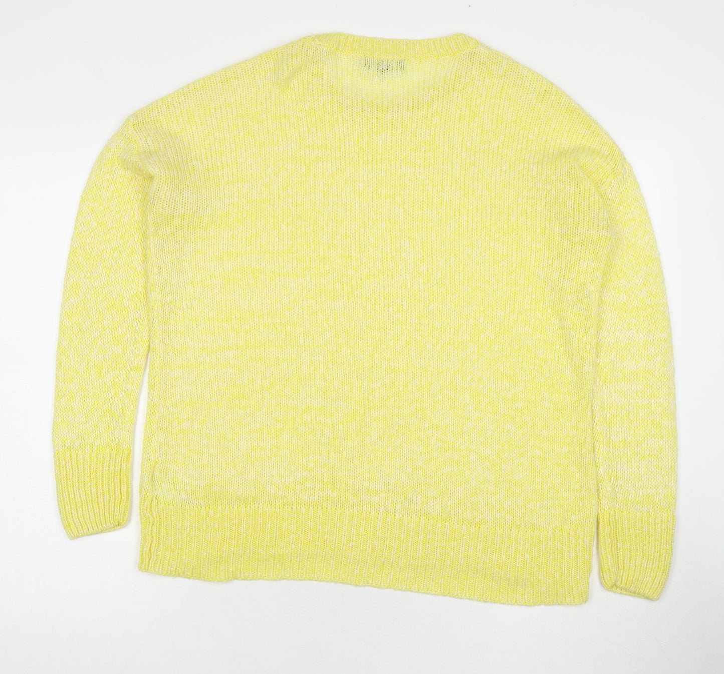 Womens UK Size M New Look Yellow Pullover Jumper