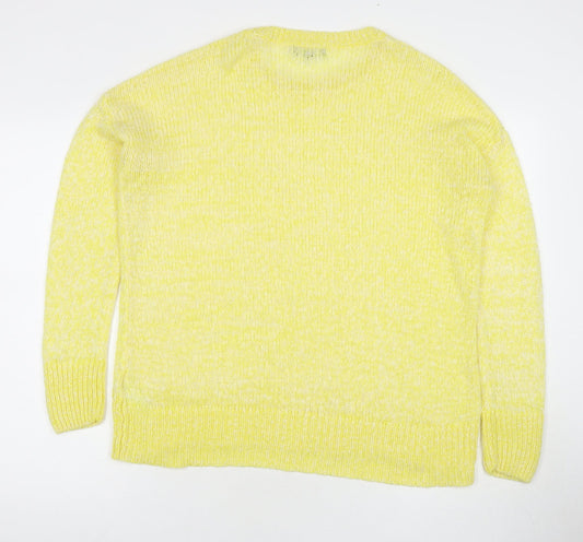 Womens UK Size M New Look Yellow Pullover Jumper
