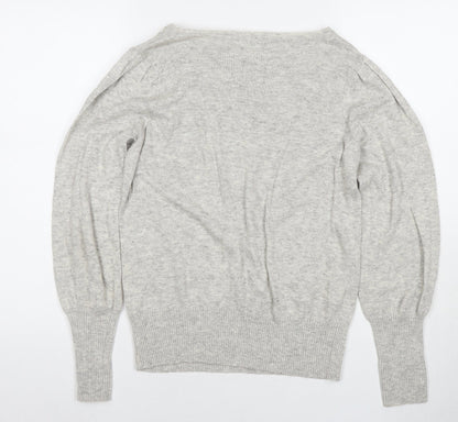 Womens UK Size 12 Marks and Spencer Grey Pullover Jumper