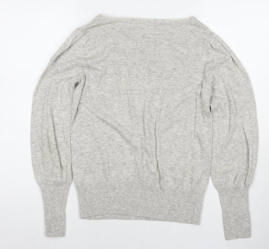 Womens UK Size 12 Marks and Spencer Grey Pullover Jumper