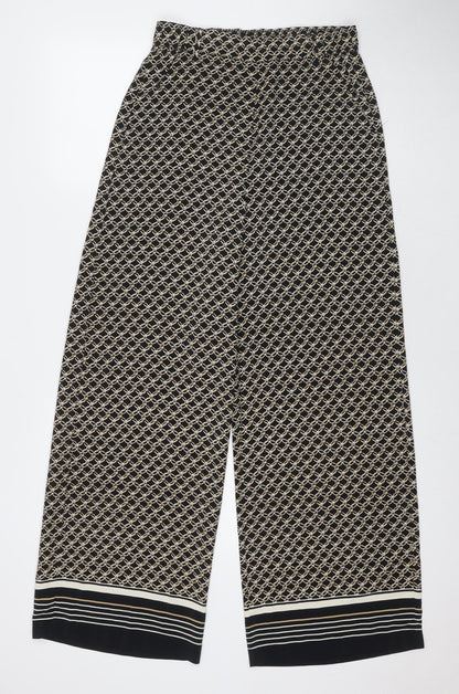 Womens UK Size 8 H&M Regular Fit  Black Trousers