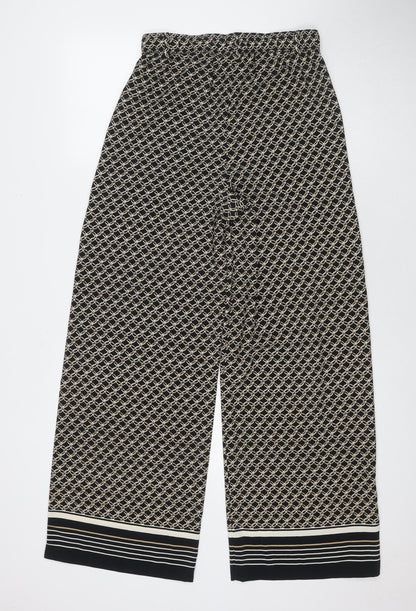 Womens UK Size 8 H&M Regular Fit  Black Trousers