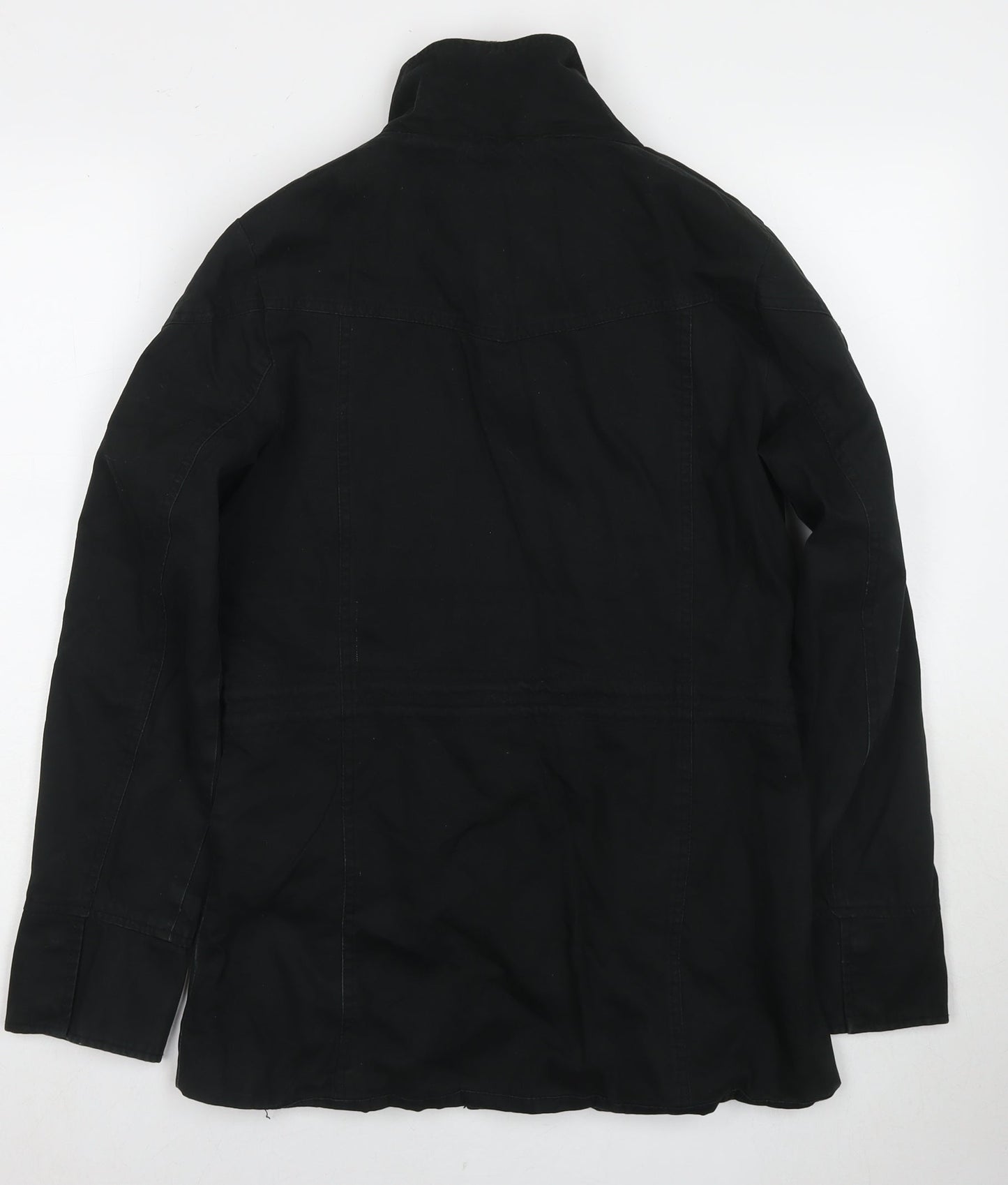 Womens UK Size 8 Cherokee Black Parka Coat