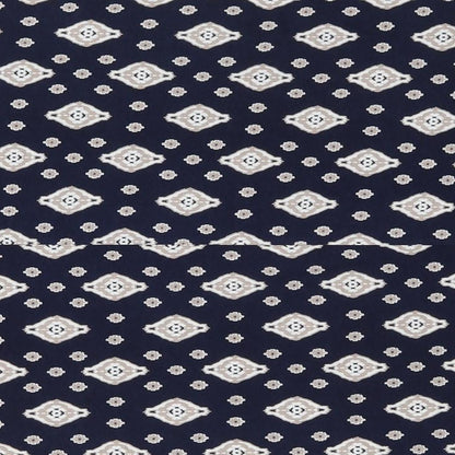 Bonmarché Womens Blue Geometric Viscose Maxi Skirt Size 14