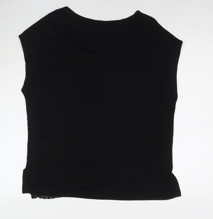 Womens UK Size 14 Dorothy Perkins Black Basic Tank