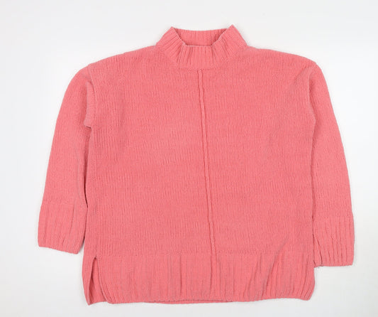 Womens UK Size M Marks and Spencer Pink Pullover Jumper