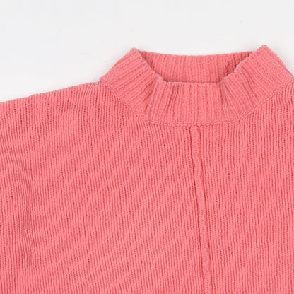 Womens UK Size M Marks and Spencer Pink Pullover Jumper