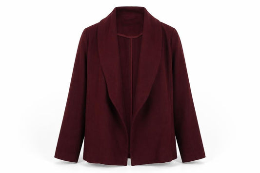Womens UK Size 10 New Look Red Kimono Coat