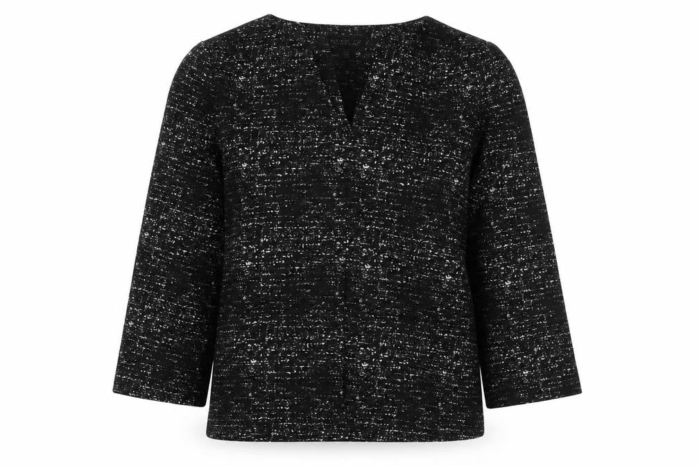 Womens UK Size M Rachel Zoe Black Basic Blouse